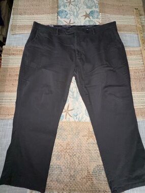 Brook Taverner Men's Christie Chino Pants, Charcoal, Cavalry Twill, 46x27